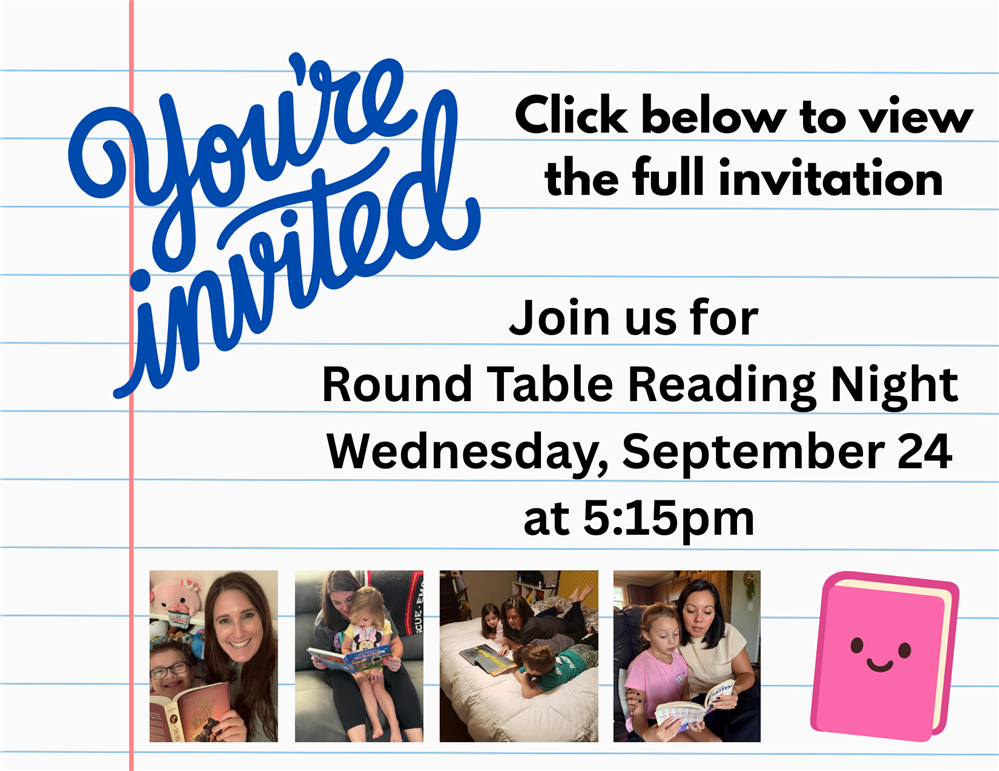  2025- 2026 Curriculum Night Invitation
